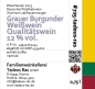 Preview: Grauer Burgunder trocken 2023